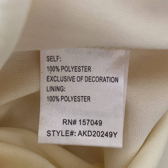 LLACIE FANCO OFF WHITE SEQUIN MINI DRESS MEDIUM NEW - Picture 8 of 8